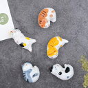 AEOLK 猫箸置き 幸運な猫 ラッキーキャット ペンレスト箸置き 猫箸枕 セラミック かわいい飾り 居酒屋、ファミリーダイニングテーブル、リビングルームに最適