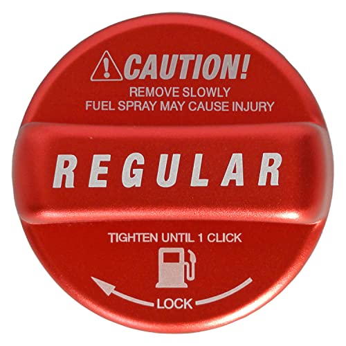 ブライトンネット(Brightonnet) ダイハツ 給油口キャップカバー レギュラー仕様 アルミ製 レッド BC-FUCAPCVERDI-RE