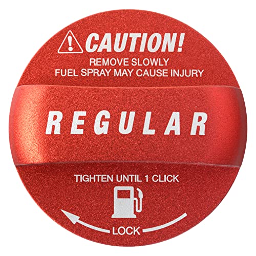 ブライトンネット(Brightonnet) スバル 給油口キャップカバー レギュラー仕様 アルミ製 レッド BC-FUCAPCVERSUB-RE