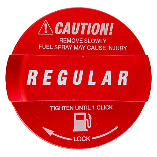 ブライトンネット(Brightonnet) トヨタ 給油口キャップカバー レギュラー仕様 アルミ製 レッド BC-FUCAPCVERTO-RE