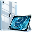 Fintie iPad Air 5 ケース 2022 / iPad Air 4 ケース 2020 10.9 インチ 透明バックカバー Apple Pencil 収納可能 Apple Pencil 2 ワイヤレス充電対応 三つ折スタンド スリープ機能 軽量 薄型 傷つけ防止 PU合成レザー TPU (モデル番号A2072、A2316、A2324、A2325、A2588、A25
