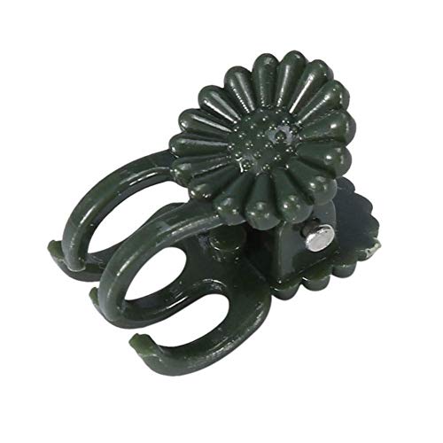 SOOGGI 植物支柱クリップ 誘引クリップ 100個セット 植物サポート 結束バンド 園芸 農業用 クリップ 洋..