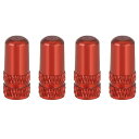 YFFSFDC 自転車 仏式 バルブキャップ 4個セット アルミ合金製 タイヤ バルブ キャップ アルミバルブキャップ フレンチバルブ ロードバイク ドレスアッ...