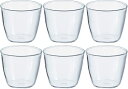 HARIO(ハリオ) 日本製 耐熱ガラス製 プリンカップ 200ml PRC-20-BK 6個セット クリア