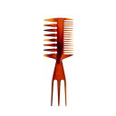 nalaina テクスチャーコーム メッシュ コーム メンズ くし コーム 粗め コーム ヘアブラシ スタイリングコーム 静電気防止 櫛 サロン 散髪店 理容室...