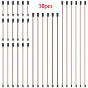 GTIWUNG 30本 3ピンサーボ延長ケーブル（オス-メス）サーボ延長ケーブル JRプラグ サーボ延長リードワイヤケーブル 延長リード線 双葉 JRレシーバ用、全5サイズ （10CM/15CM/30CM/50CM/60CM）