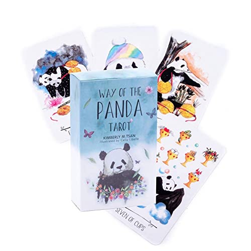 HengLongGuangGao パンダのタロットの道、フルイングリッシュタロットカード、パンダの世界とパンダの哲学を探る Way of the panda tarot