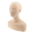 Sharplace マネキンヘッド シリコーン マッサージ マネキン モデル(4)