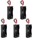 5個入り 3V 単4電池用 2x1.5V 電池ボックス バッテリーボックス リードハーネス付き DIY 単4電池収納ボックス AAA電池ケース バッテリーボック...