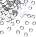 XIULIラインストーン DIY ネイルを飾てと服装使用 高い採光 ホワイト ss3-30 (2.0mm ss6(1440粒), サイズ)(4)