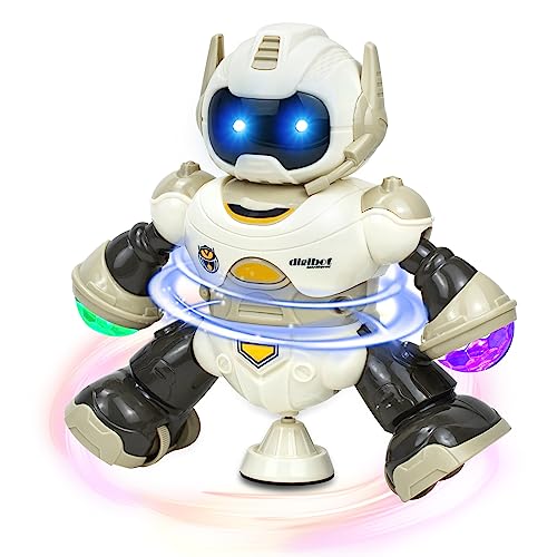 ロボット ロボット おもちゃ 動くおもちゃ 子供 おもちゃ 人型ロボット 電動 おもちゃ 多機能 toys 面白い 歩く 音楽 ダンス LED Eye 360°回転 電池式 誕生日 クリスマス プレゼント