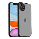 iyite iphone13ケース, あいふぉん13ケース, スマホケース iphone13, シリコン アンチ-フォール ファイン ホール 保護 カバー サポート QI チャージング iPhone 13用 ブラック