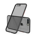 iphone7plus ケース, iphone8plus ケース, アイフォン8ケース, シリコン アンチ-フォール ファイン ホール 保護 カバー サポート QI チャージング iPhone 7P lus/8Plus用 ブラック