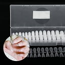Annhua 透明 ネイルチップセット 270枚 超薄 艶消 ネイルチップ バレリーナ ショート クリアチップ サンディング不要 ネイル長さだしチップ ジェルネイル クリア 付け爪 ネイルチップ練習 ネイル用品 収納ケース付き
