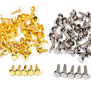 割りピン工作 200本セットわりぴん 留め具 割鋲 画鋲 鉄製 固定用 DIY アクセサリー クラフト用 割ピン 虫ピン 留め具 (金色+銀色各100個)