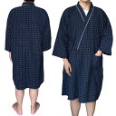 GOKEI 【介護士·介助士推奨】 バスローブ パジャマ 介護 前開き 高齢者 綿100% 膝丈 甚平 着替え ガウン ローブ 入院 フルオープン メンズ レディース 介護衣 病院着 入院着 検査着 ゆったり 楽々着脱 春 夏 秋 ルームウエア 浴衣 寝巻き マタニティ 妊婦 出産 お風呂上がり