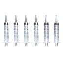 Coollooda ペット シリンジ プラスチックシリンジ (6本セット) 犬 猫 給水 給餌 20ml 注射器 針なし キャップ付き 注射 給水器 鼻洗浄 投...