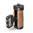 SmallRig サイドハンドル木製 1/4ネジ付き カメラ用木製ハンドル 左右使用可能 上下調整可能-2913