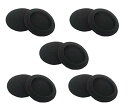 【TSUCIA】ヘッドホン交換用イヤーパッド直径60mm 10個セット