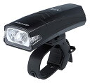 GENTOS(ジェントス) 自転車 ライト LED バイクライト 単3電池式 210ルーメン 防水 防滴 XB-450B ロードバイク ブラック
