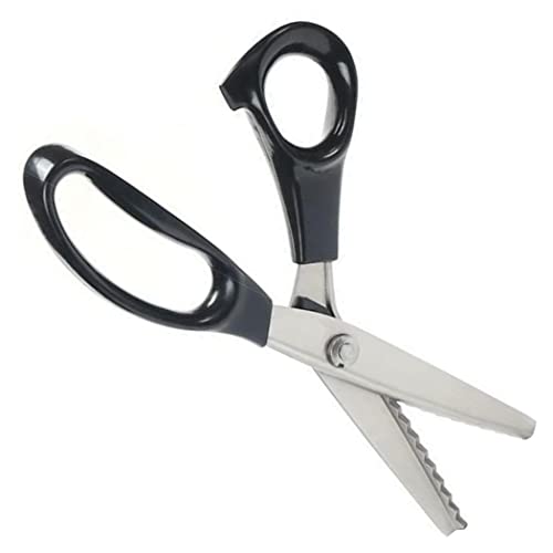 HappyHome ピンキングはさみ 三角 ギザギザハサミ ステンレス製 クラフト 裁縫 手芸 DIY (山型7mm)