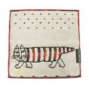 丸眞 ミニタオル LISA LARSON リサ・ラーソン チェックとマイキー ハンカチ キャラクター 綿100% オーガニックコットン 抗菌 防臭 プレゼント ...