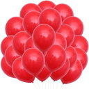 Senteria バルーン 風船 レッド 100個入り 小さい 10インチ ゴム風船 丸型 極厚 誕生日会 結婚式 卒業 開店 店舗装飾 お祝い 記念日 イベント ハッピーバースデー パーティー