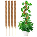 YOUSHY 園芸支柱 観葉植物 支柱 ヘゴ支柱つる性植物 ココスティック支柱 植物サポート 維持水分 養分維持 ココナッツ支柱 ガーデニング支柱 農業用 園芸...