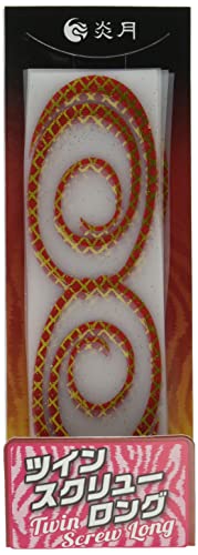 シマノ(SHIMANO) タイラバ ネクタイ 炎月 ツインスクリューロング 003 レッドゴールド 124mm 鯛 ルアーパーツ