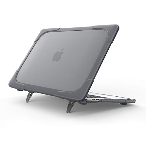 ProCase MacBook Air M1 / Air 13" ケース 2020 2019 2018 衝撃吸収 軽量 ハードシェル ARMOR保護カバ..