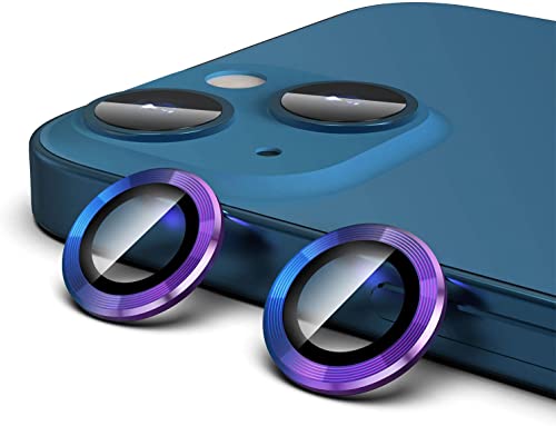 iPhone 13/iPhone 13 Mini用 カメラ レンズ保護フィルム 貼り付け補助ツール付き ケースに干渉しない アルミ合金+ガラス素材 防水 耐衝撃 反射防止 ?落防止(カラフル) iPhone 13/iPhone 13 Mini用 カメラ レンズ保護フィルム 貼り付け補助ツール付き ケースに干渉しない アルミ合金+ガラス素材 防水 耐衝撃 反射防止 ?落防止(カラフル)