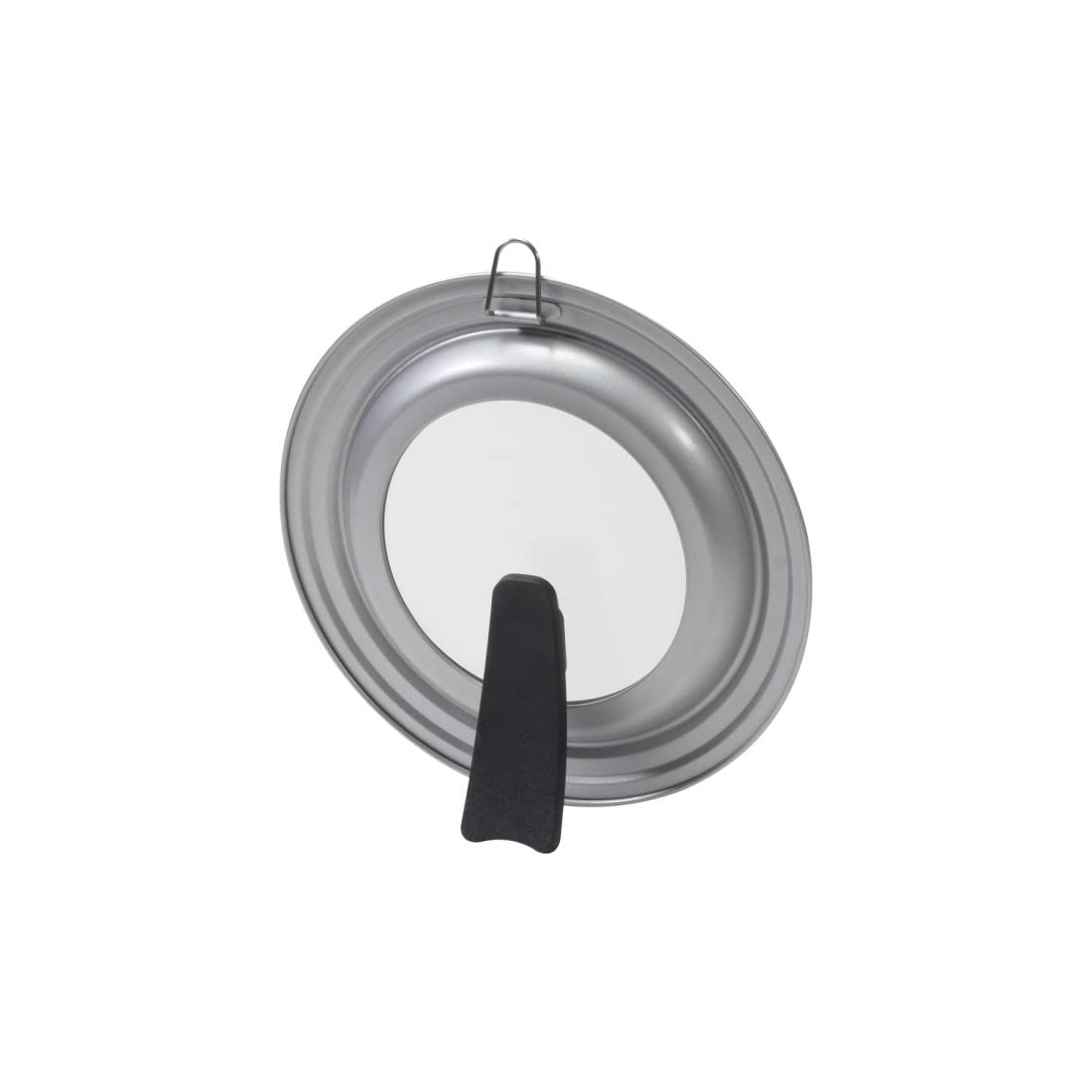 パール金属 鍋 フライパン カバー パンカバー 18~20cm スタンド式 ガラス窓付 シリコーン加工 チーノ chiiino HB-6566