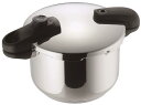 パール金属 圧力鍋 5.5L 両手 3層底 切り替え式 クイックエコ HB-5136