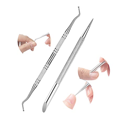 AioBos 爪垢取り 爪やすり 2本セット 爪あか取り 爪リフター 足の爪 爪の隙間 ネイルケア フットケアのサムネイル
