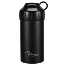 パール金属 真空断熱 保冷 保温 ペットボトルクーラー 500 600ml 兼用 専用 ブラック 黒 クールストレージ D-6483(3)