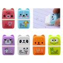 消しゴム かわいい【6個セット】ローラー消しゴム かわいい 動物 漫画ローラーカラフルな長方形の消しゴム アーチ 消しゴム よく消える 消しゴム 人気 おもしろ...