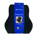 ボンフォーム(BONFORM) ファイテン アクアチタンを用いたクッション 背当て 38×47cm ブラック 低反発 疲労対策 phiten 5815-08BK