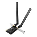 TP-Link WiFi 無線LAN PCIe AX1800 WiFi 6 対応 Bluetooth 5.2 802.11 ax/ac/a/b/g/n規格にも対応 Windows 10/11(64ビット)専用 WPA3対応 PCIeアダプター Archer TX20E