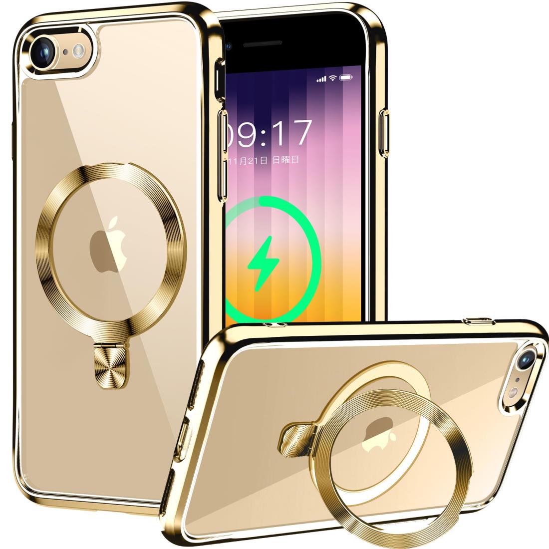 CD MagSafe󥰡ɰΡiPhone SE3ѥꥢ iPhone SE2 2 iPhone 8 ѥ [MagSafeб] [ΤοåХѡ]ȥåץۡդ Ĵ ƷMILʼѾ׷ ۥSE3Ʃ ޥۥSE͵4.7