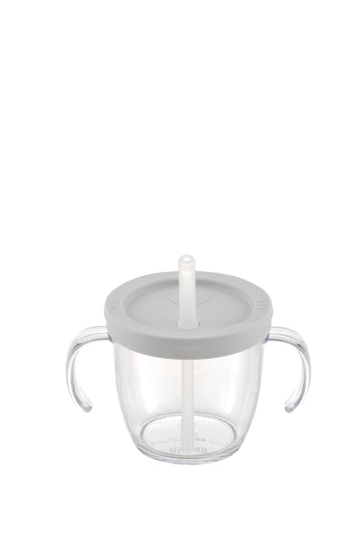 リッチェル アスター おうちコップマグ ストロータイプ ライトグレー 1個 150ml 6カ月