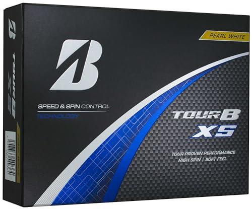 BRIDGESTONE(ブリヂストン)ゴルフボール TOUR B XS 2024年モデル 12球入 パールホワイト S4GXJ