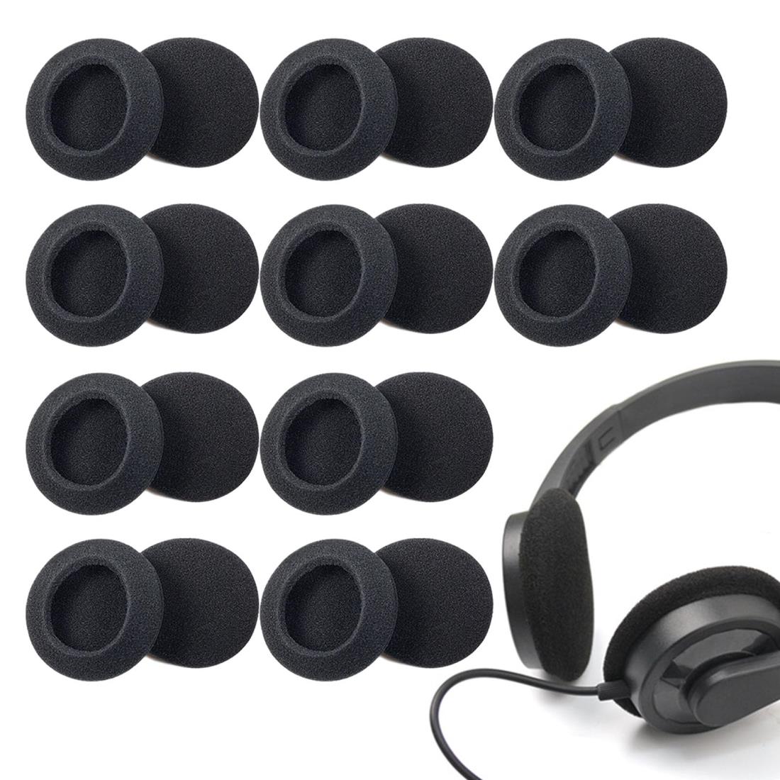 サムコス イヤークッション 交換用イヤーパッド 70個セット 高弾性 軽くて 柔らかい スポンジ製 イヤー..