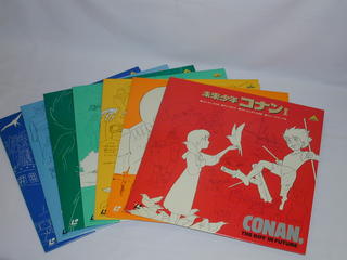 （LD：レーザーディスク）未来少年コナン　全7巻セット【中古】