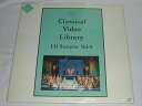 内容 （LD：レーザーディスク）クラシック・ビデオ・ライブラリー LDサンプラー VOL.4 【中古】 指揮：ジェームス・コンロン、クラウス・テンシュテット 他 メトロッポリタン歌劇場管弦楽団・合唱団 他 キエフ・シェフチェンコ歌劇場管弦楽団 約60分・カラー・ステレオ CLV約60分・カラー・ステレオ（MONO）・プロモーション用 備考：中古（プロモーション用） 発売元：東芝EMI（株） コンディション 中古品・悪い 帯なし。 ジャケット：経年のシミあり。 盤面：傷有り。 この商品は レーザー・ディスク です。 　　　　　　　　CDやDVDとは違います。