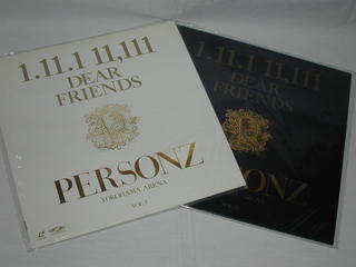 LD졼ǥ1.11.1 11.111 DEAR FRIENDS~PERSONZ YOKOHAMA ARENA~ VOL.1,2 2åȡš