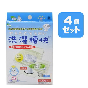 洗濯槽快30g×4個セット　送料無料