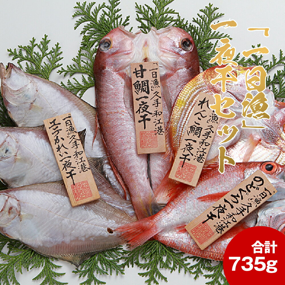 【送料無料】干物 セット のどぐろ 甘鯛 かれい れんこ鯛 ひもの 一夜干し ノドグロ 赤ムツ お中元 ギフト 島根 漁港 海鮮 産地直送 朝出漁して夕方に水揚げする「一日漁」 一夜干セット 計735g ［TAKUMIの逸品］のサムネイル