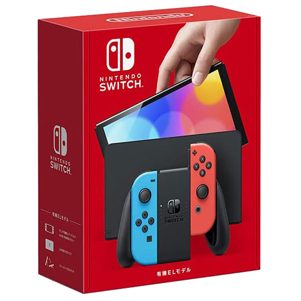 【新品】【Switch本体】Nintendo Switch 有機ELモデル　ネオンブルー・ネオンレッド （地域限定／送料無料）