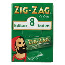 ZIGZAG手巻きタバコ用ペーパー ジグザグ・マルチパック グリーン#78811