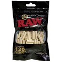 RAW XLフィルター・スリム(セルロース)約120個入/手巻きタバコ用フィルター/無添加/※セルロースフィルターの約1.5倍の長さ